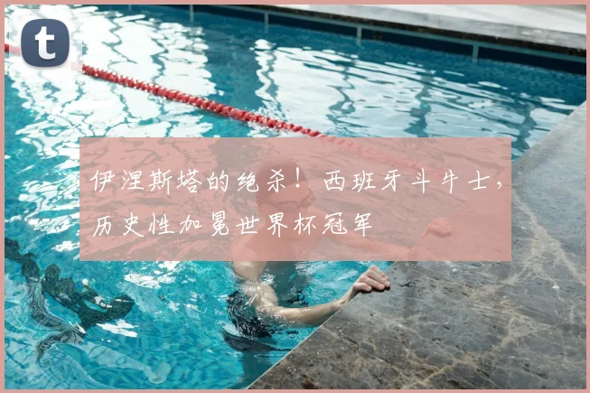 伊涅斯塔的绝杀！西班牙斗牛士，历史性加冕世界杯冠军